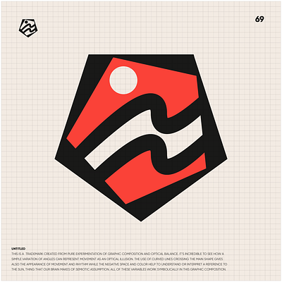 Untitled icon logo logos mark sun trademark waves