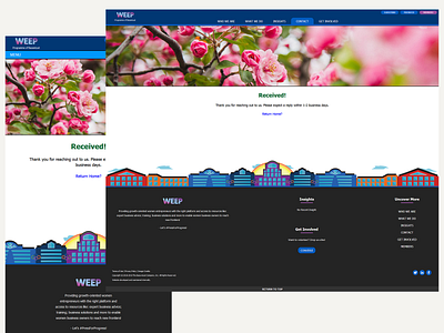 WEEP - Forms Acknowledgement Webpage bazamiyat design form forms ui user interface user interface design ux ux design uxdesign web web design webdesign website women women empowerment