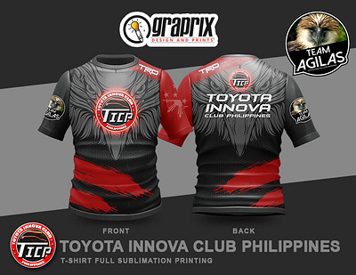 Toyota InnovaClub Philippines Tshirt fullsublimation graprixdesignandprints print print design printing tshirt tshirt design tshirtdesign