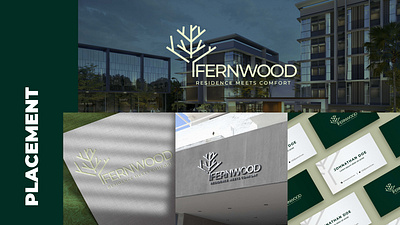 FERNWOOD - Apartment Branding branding graphic design logo