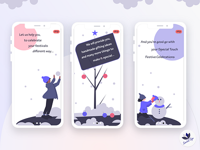 Splash Screens - A brief idea of the App android app design app branding design graphicdesign illustrator ios app design mobile app mobile application mobile design mobile ui splash splashscreen ui ux ui ux design ui design ui ux uidesign ux design vector