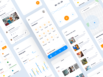 Education Mobile App abens app app design education elearning learning lesson schedule school ui interface