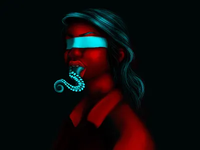lady octopus digital painting digitalart illustration illustration art photoshop
