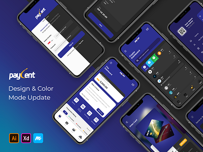 Design & Color Mode Update crypto cryptocurrency design graphic design mobile app ui uidesign uiux ux wallet app