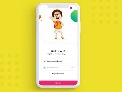 Dribbble 1 app design graphic design sign in