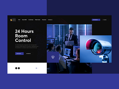 EGSS agency design emirates hero landingpage minimalism minimalist onepage poland protect security ui ux web webdesign webdesigner website