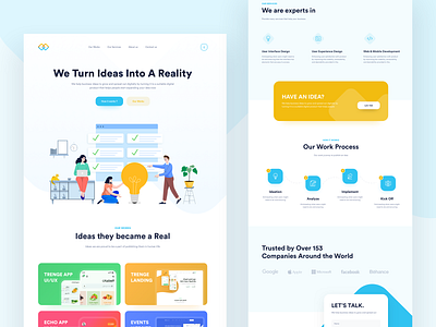 Ethraa - Home Page app branding design development flat homepage illustration landing landing page product design ui uidesign uiux userexperience userinterface ux uxdesign webdesign website website design