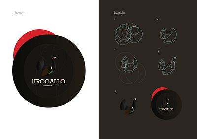 Urogallo Cider branding design logo spain vector