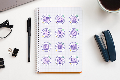 A new custom set of vector icons for a web site or emails app icon brand icon branding email icon game icons icon icon design iconography line linear icons mobile app icon outline outline icons stroke stroke icons ui user interface icons vector web icon website icons