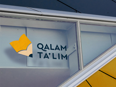 Qalam Ta'lim | Logo | Identity academy book brand design branding design education golden ratio illustration logo logo design logotype pencil