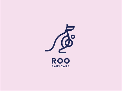 Daily Logo Day 19 - Kangaroo baby branding care colour craft dailylogochallenge design graphic design idea illustrator kangaroo logo product typography vector