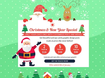 Christmas and New year Special 2020 advertisement advertising brand design branding branding design christmas design flyer graphicdesign illustration modern new year offer vector
