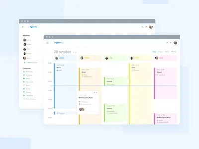 Family Agenda agenda concept family ui users