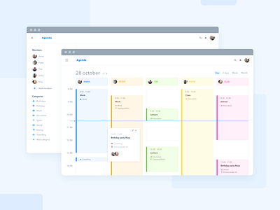 Family Agenda agenda concept family ui users