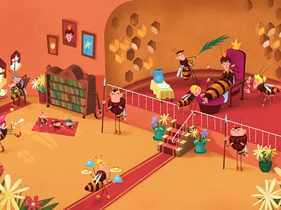 A bug hotel - book illustration albatrosmedia bughotel czechbook