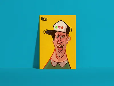 Matt - Element Human company caricatures caricature caricatures illustration ipad sketchbook