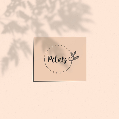 Petals Handcrafted design of the day designs elegant elegant font elegantlogo hand drawn handcrafted handlettering handmade illustrator logodaily logodesign logoidea logoinspiration logotype natural naturalsoap nature petals photoshop