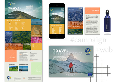 EDEN campaign design desktop eu europe european european union event grid mobile tourism tourists travel traveling ue ui ux web webdesign website
