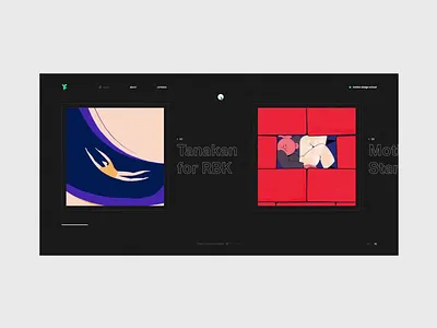 Yaroflasher Works animation black design fashion interaction minimal site typography ui web