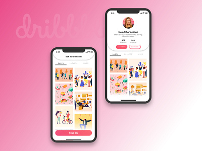 User Profile - Daily UI 006 app apple dailyuichallenge design dribbble follow ios iphone mobile profile profile design profile page ui user ux ux design