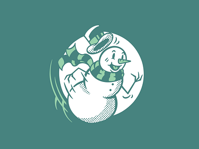 Frosty 5k 5k character christmas frosty holiday illustration running snowman