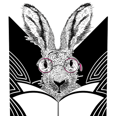 HelpDocs Hare animal black hare knowledge base pink rabbit white