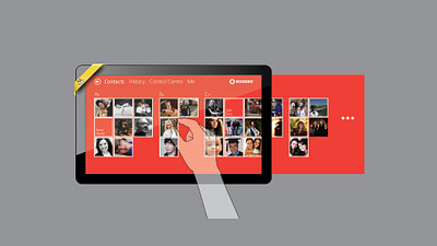 Rogers Metro Design app branding design flat icon typography ui ux