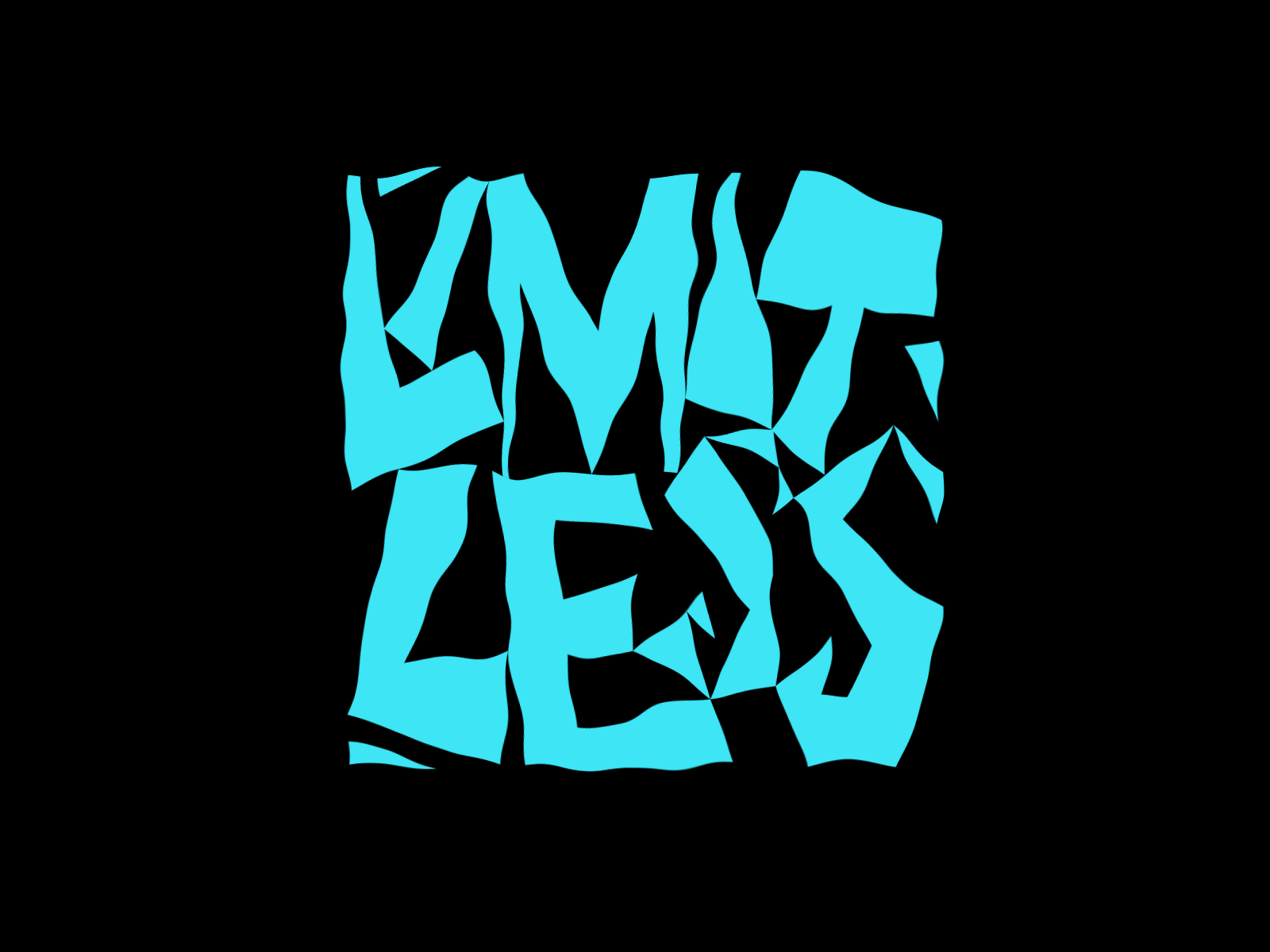 limitless aftereffects animation graphic design handlettering kinetic kinetictype kinetictypography lettering logo motion type typography