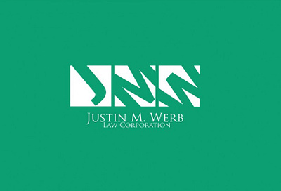 Justin M. Werb Law branding design logo typography