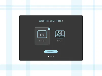 Daily UI // Day 064 // Select User Type branding dailyui design illustration minimal typography ui ux vector web