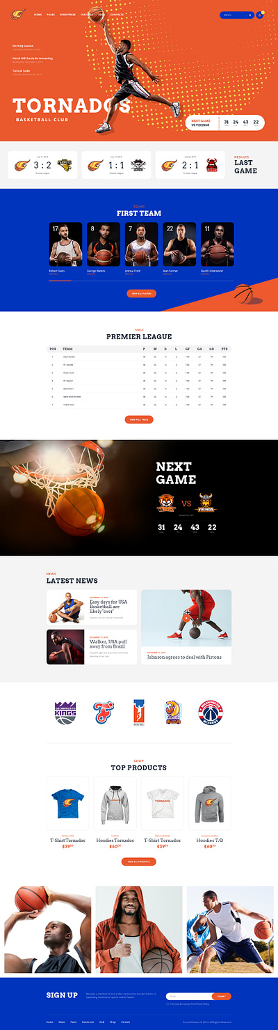 Tornados | Basketball WordPress Theme blog blog wordpress theme blogging business web design webdesign wordpress wordpress design wordpress theme wordpress themes