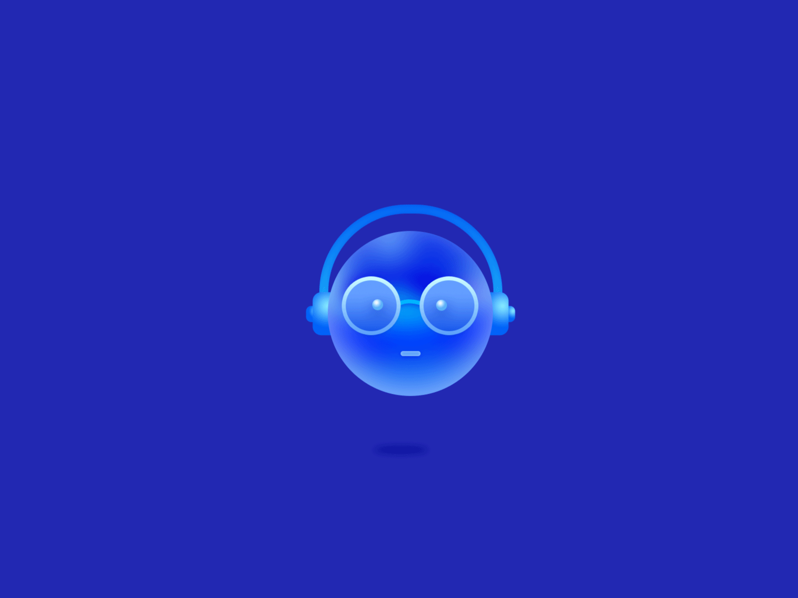 Music gif flat illustration ui vector