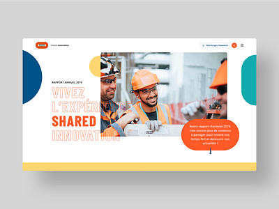 #1- Homepage - Bouygues Construction - Rapport d'activité design elegant homepage landingpage typography ui ui ux uidesign ux website workinprogress