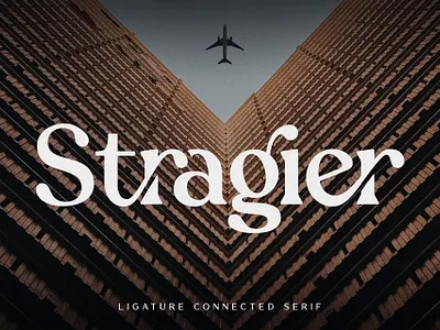 Stragier - Ligature Connected Serif Font branding design download font font font design fonts graphic design lettering ligature ligature font ligatures logo design logo font logodesign logotype typeface typefaces typography vintage font vintage lettering
