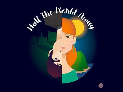 BTATO | Half the World Away 2019 2019 ai betato britpop btato design eliz fanart illustration inspiration island mindillo oasis retoilustrado song spanishillustration vector