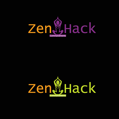 zen hack logo abastact animation brand identity creative design illustration logo logos typography vector