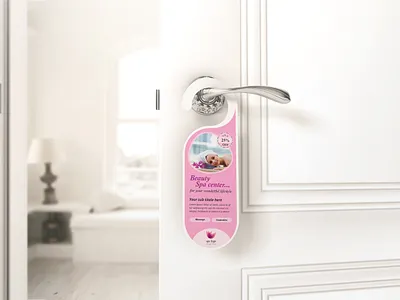 Beauty Spa Door Hanger