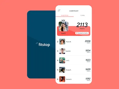 Daily UI 019 - Leaderboard adobe xd app daily ui dailyui design leaderboard ui
