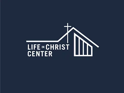 Life in Christ Logo brand branding church church branding church logo faith logo rebrand