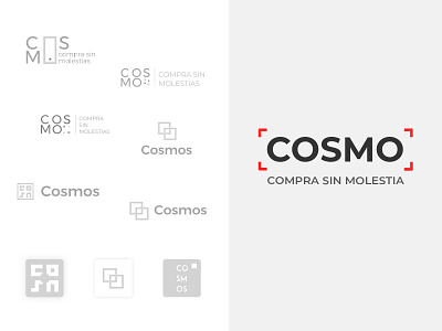 COSMO branding app branding design icon logo naming typography ui vector