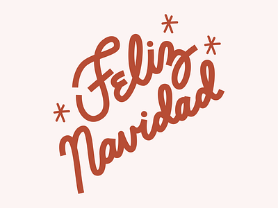 Feliz Navidad design feliz feliz navidad hand drawn hand drawn type illustration merry christmas merrychristmas text type