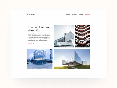 Super minimalistic architecture studio website architect architecture minimalism minimalistic simple simple clean interface simple design ui uidesign user experience user inteface ux web site webdesign website website design