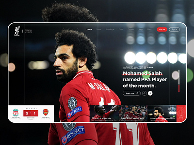 Daily UI #20 Liverpool FC Website Concept best design challenge concept daily ui liverpool liverpool fc redesign ui ui ux ui design user interface ux web website website concept website design websites