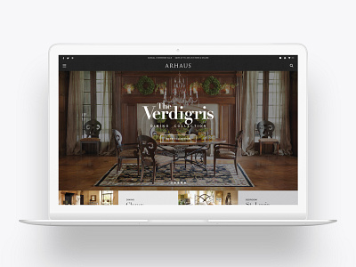 Arhaus Furniture furniture furniture store furniture website retail web design website