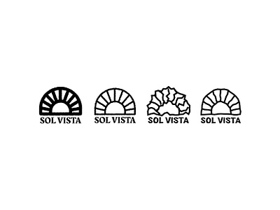 Sol Vista Exploration design exploration line logo simple sol sol vista sun texture vista