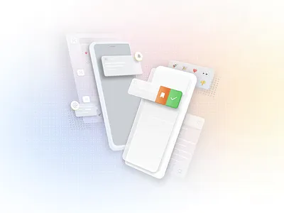 GitHub for mobile site hero illustration android collaboration developers github hero image icons illustration ios landing page mobile app sketch