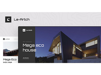 Le Arch architecture art design interrior lesscreate templete ui ux website