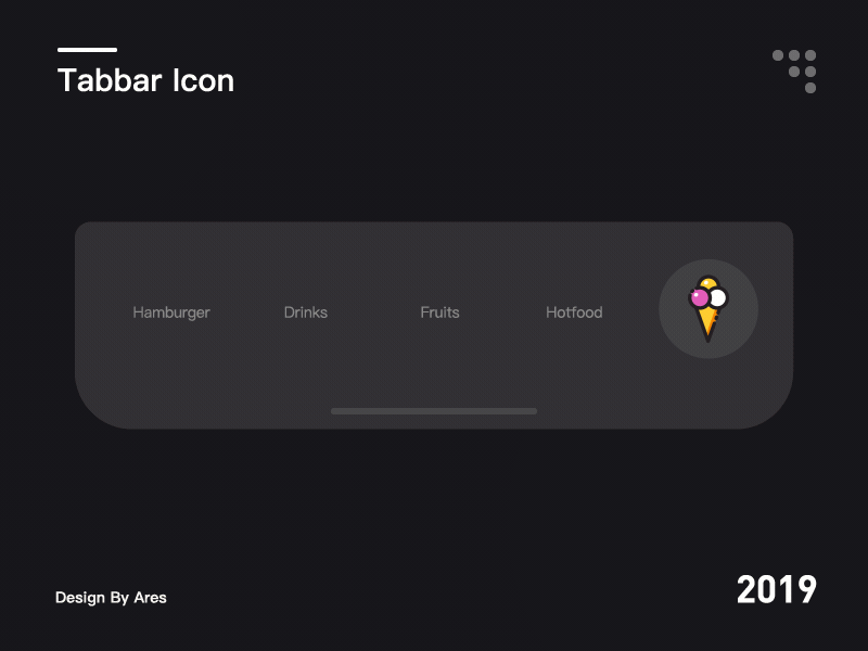 Tab Icon Animation Design_Thirteen animation design gif icon icon design illustration tab tabbar ui ux