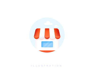 store cartoon design illustration illustrator ui vector