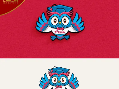 Educational Owl Logo design illustration logo